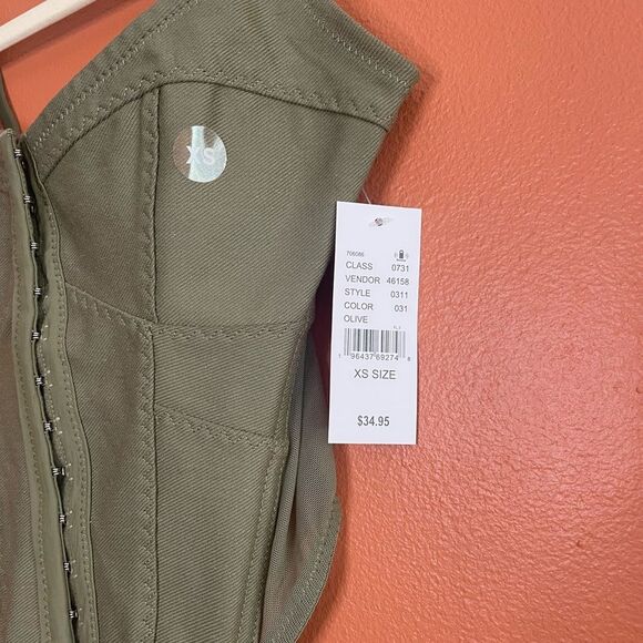 NWT Pacsun KENDALL & KYLIE Moto Corset Top Womens Size XS - Picture 6 of 7